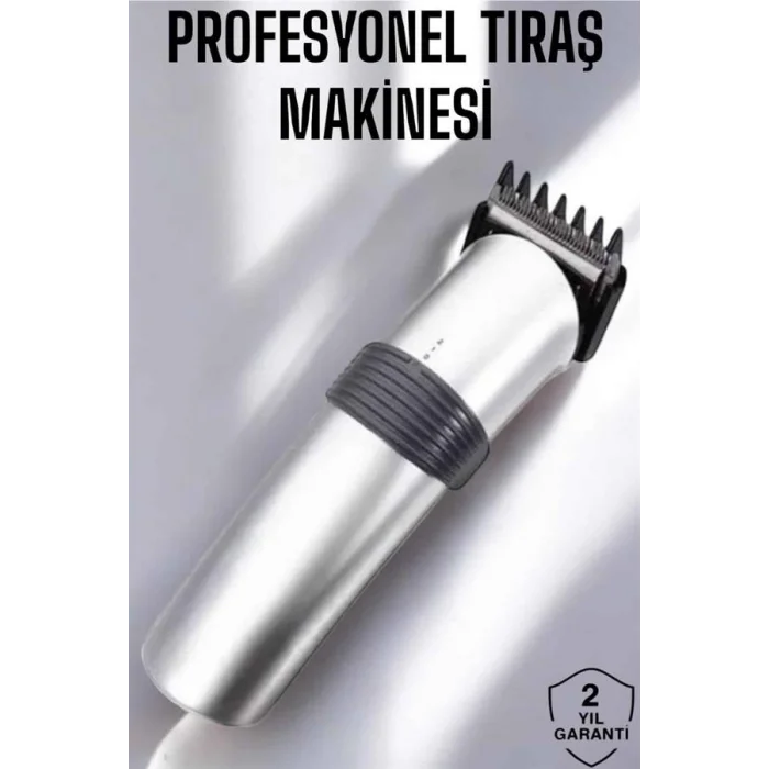 Erkeklere Özel Şarjlı Saç ve Sakal Kesme Tıraş Makinesi Seti