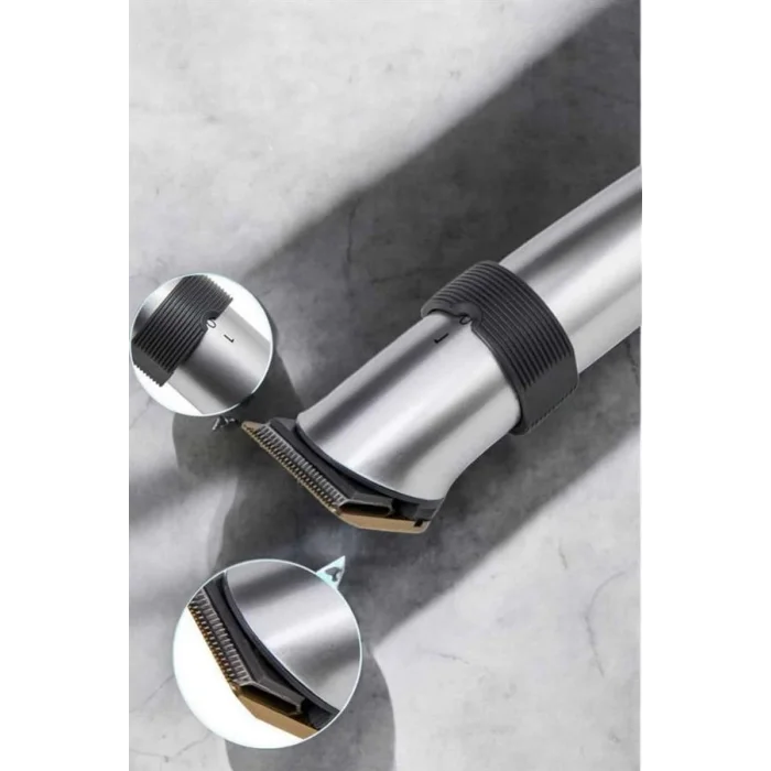 Erkeklere Özel Şarjlı Saç ve Sakal Kesme Tıraş Makinesi Seti