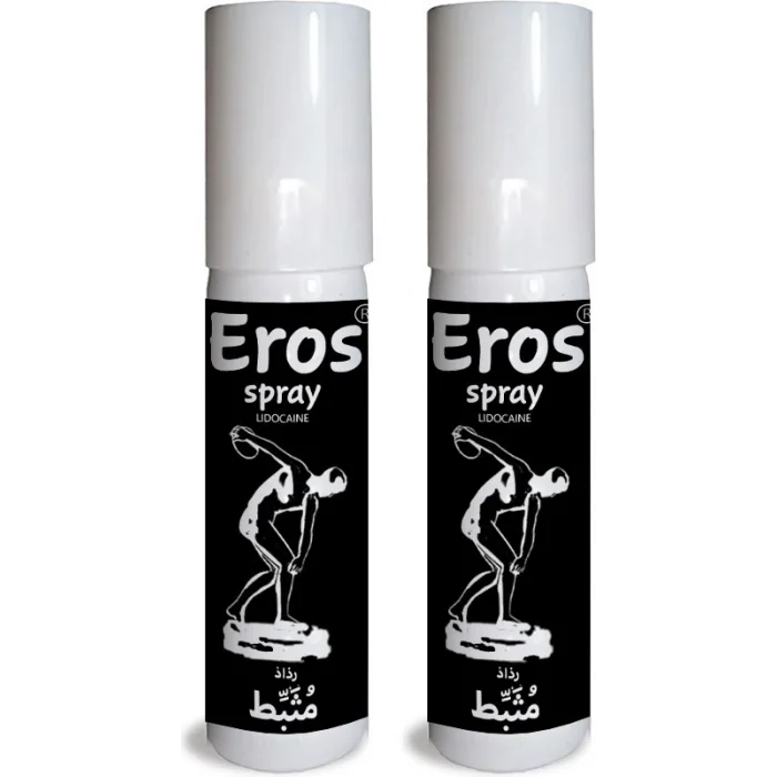 Eros Black Delayspray: 2 Adet Geciktiricisprey 20 ml