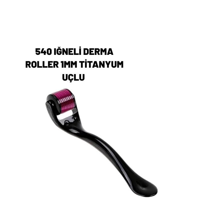 Ev Tipi Mikro İğneli Cilt Bakım Aleti – 1 mm Titanyum Roller