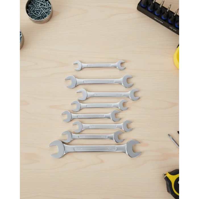 Ev ve Atölye Kullanımına Uygun 8li Kombine Anahtar Seti