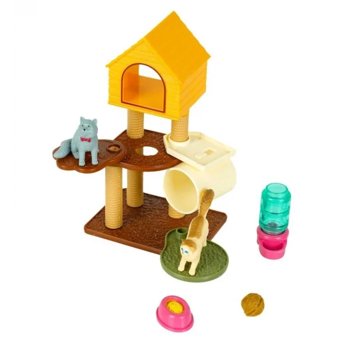 EVCİL HAYVAN YAVRU KEDİ KLUBELİ OYUN SETİ-MGA