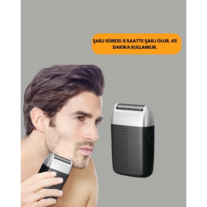 Evde Kişisel Bakımın Yeni Yolu – Kompakt ve Ergonomik Tıraş Makinesi