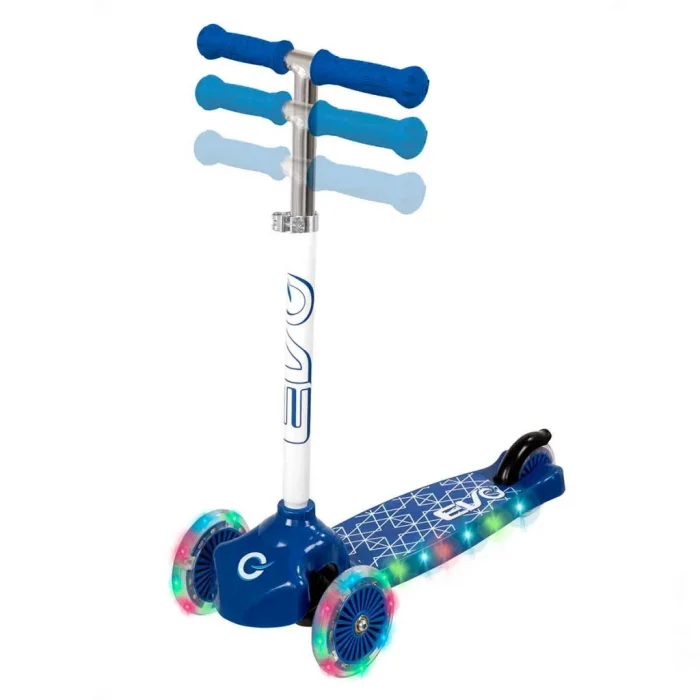 Evo Işıklı Move N Groove Mavi Üç Tekerlekli Scooter