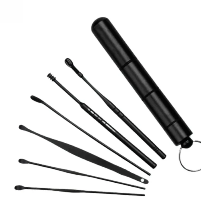 EZERE 6 Parça Spiral Kulak Temizleme Seti- Paslanmaz Çelik Temizleme Seti-(5775)