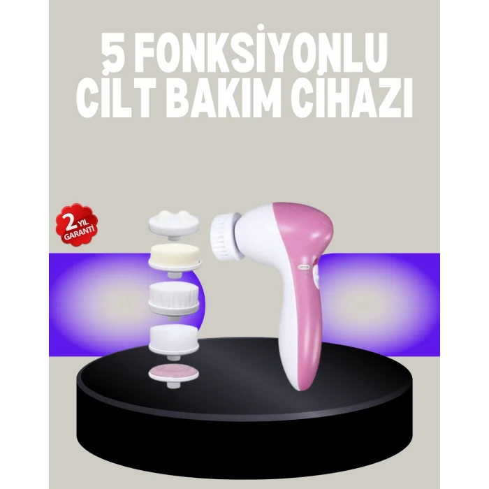 Fırçalı Yüz Temizleme ve Spa Masaj Cihazı