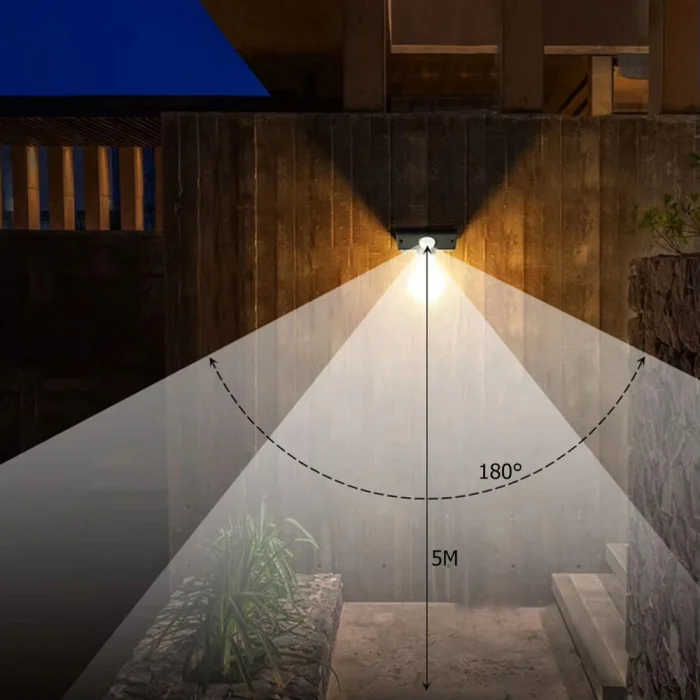Fithome Yt-819 1 Watt Suya Dayanıklı Hareket Sensörlü Solar Led Lamba
