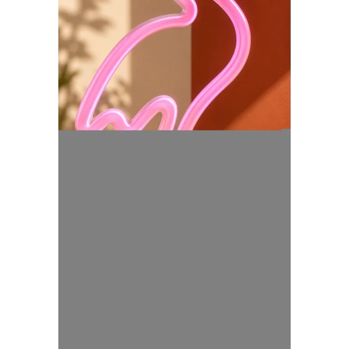 Flamingo LED Lamba Pembe Işıklı USB ve Pilli