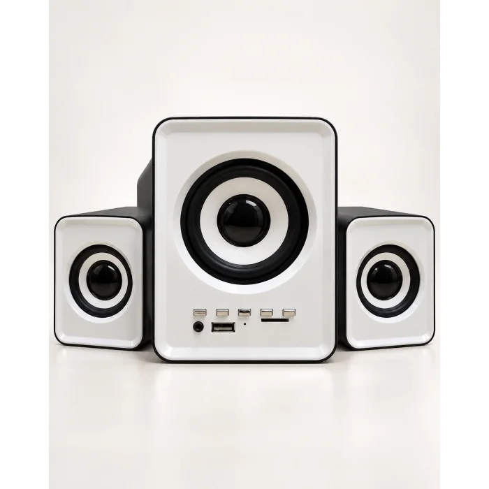 FM Radyolu Bluetooth Masaüstü Hoparlör Seti