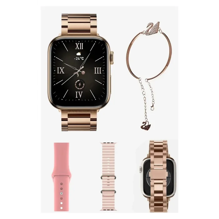 G9 Mini Gold Yetişkin 41MM Kadın Akıllı Saat