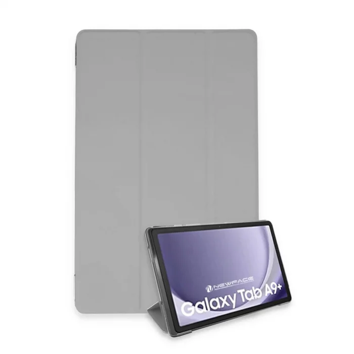Samsung Galaxy Tab A9 Plus Kılıf Tablet Smart Kılıf - Gri