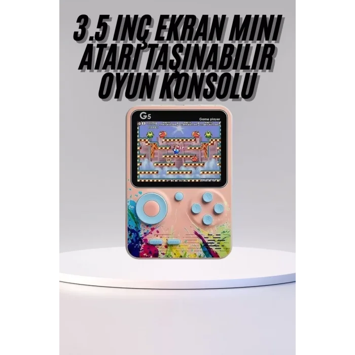 Game Box Mini 500 Adet Retro Oyun Taşınabilir Oyun Konsolu