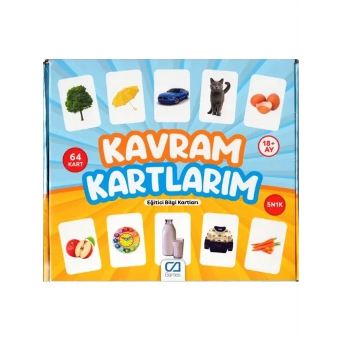 Games Kavram Kartlarım 64 Kart 5175