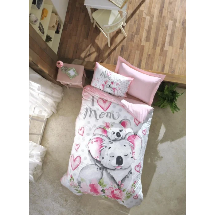 Genç Ranforce Nev Takımı Tek Kişilik Koala Pembe