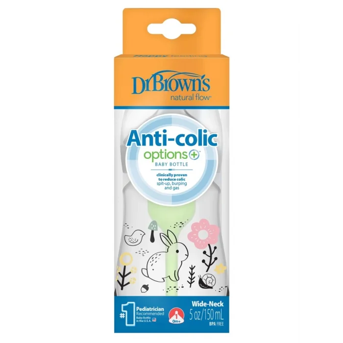 Geniş Ağız PP Antikolik Options Biberon 150 ml Kız