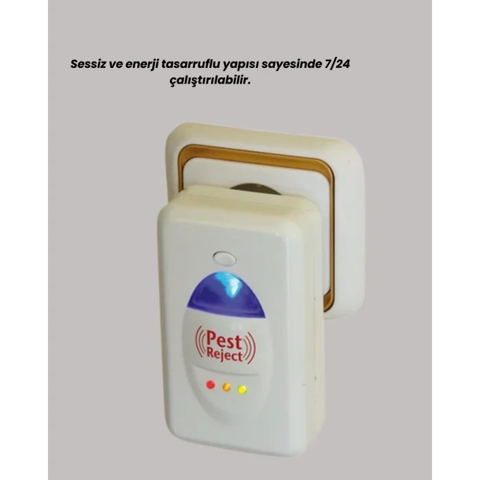 Geniş Alan Kapasiteli Sessiz Enerji Tasarruflu Haşere Kovucu