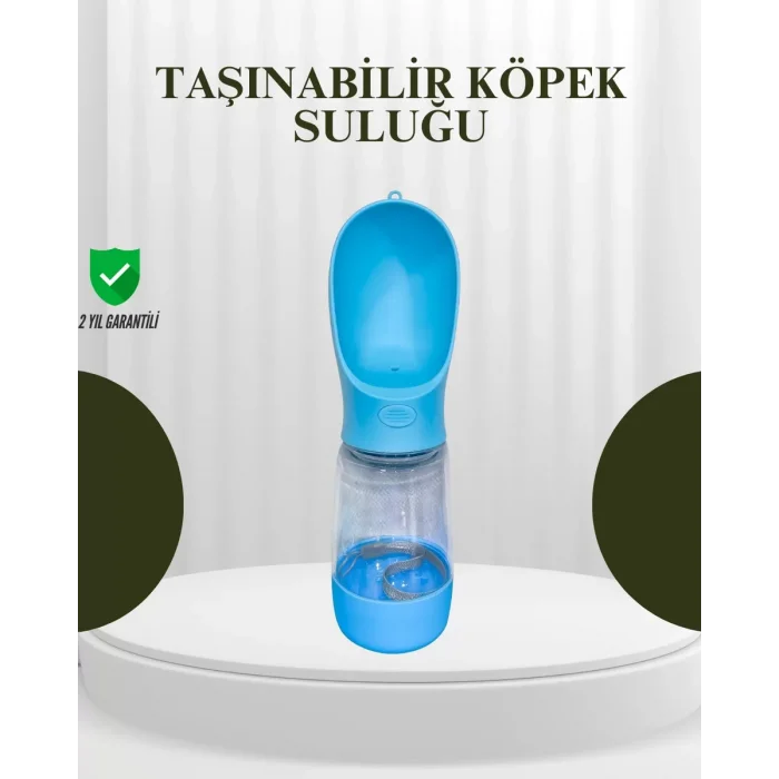 Gıda Sınıfı Malzemeli Evcil Hayvan Su Şişesi BPA İçermez Tek Tuş Kontrol