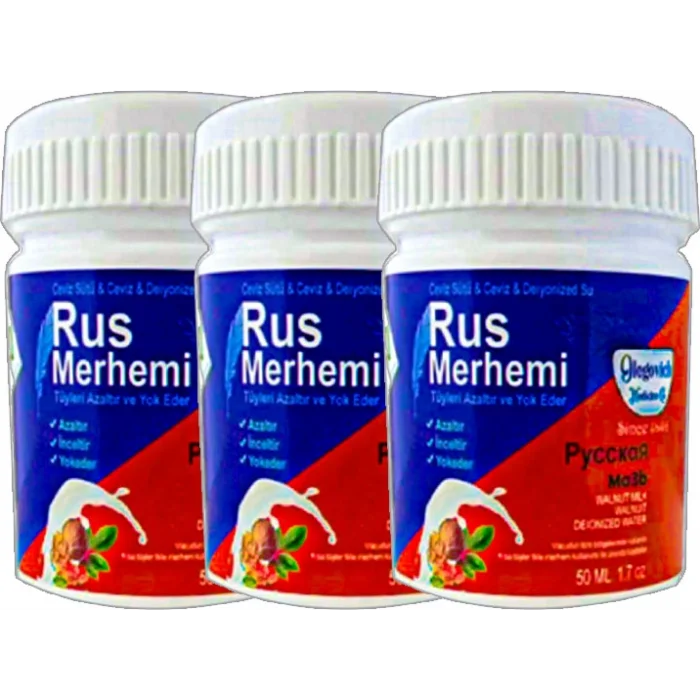 Glegnd Blue 3 Adet x 50 ml Tüylere Krem Russ Merhemi