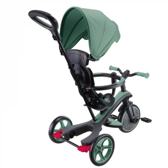 Globber Explorer 4in1 Trike Bisiklet Zeytin Yeşili
