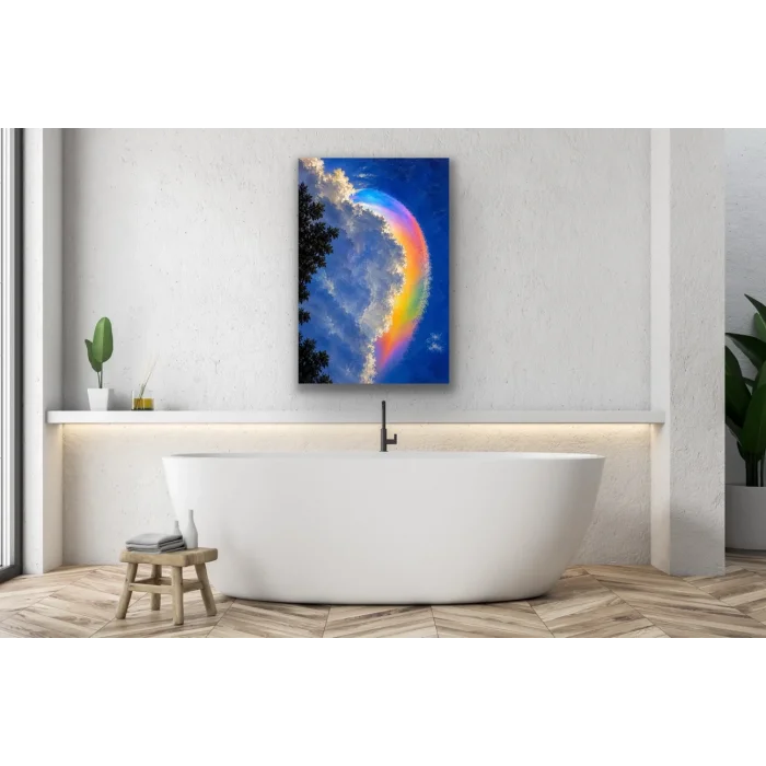 Gökkuşağı Bulutu Kanvas Tablo 60X90 CM