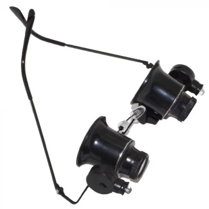 Gözlük Model Çıft Led Aydınlatma ,saat Onarımı Için Harika Büyüteç