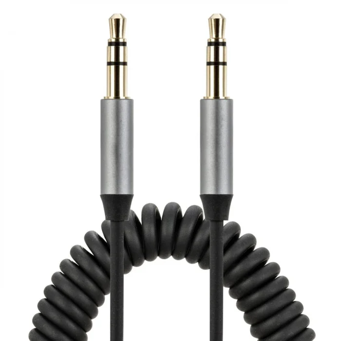 Griffin Spiral Araç Ses Aktarım Kablosu Aux Kablo 2/3mm-(5775)