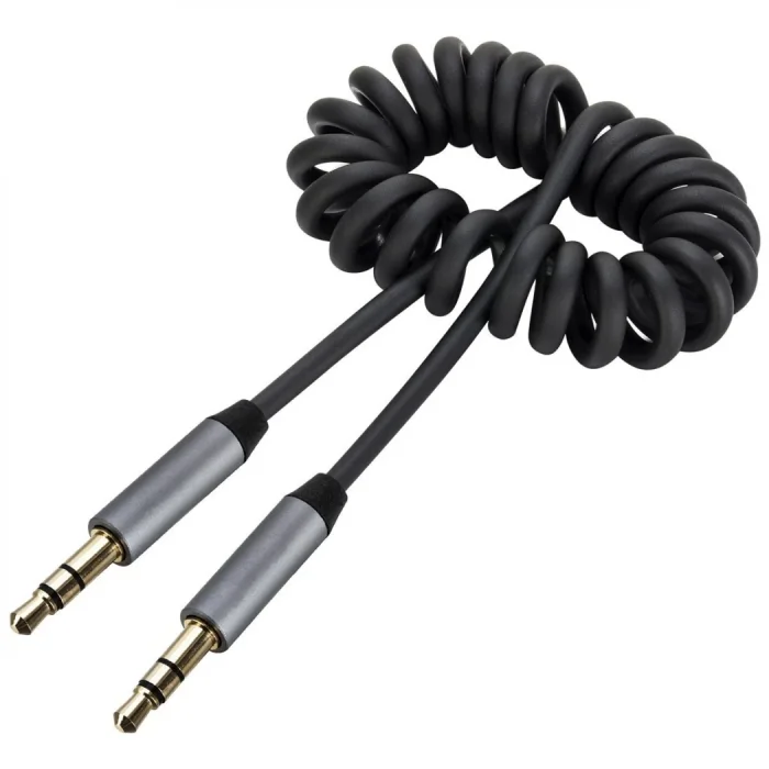 Griffin Spiral Araç Ses Aktarım Kablosu Aux Kablo 2/3mm-(5775)