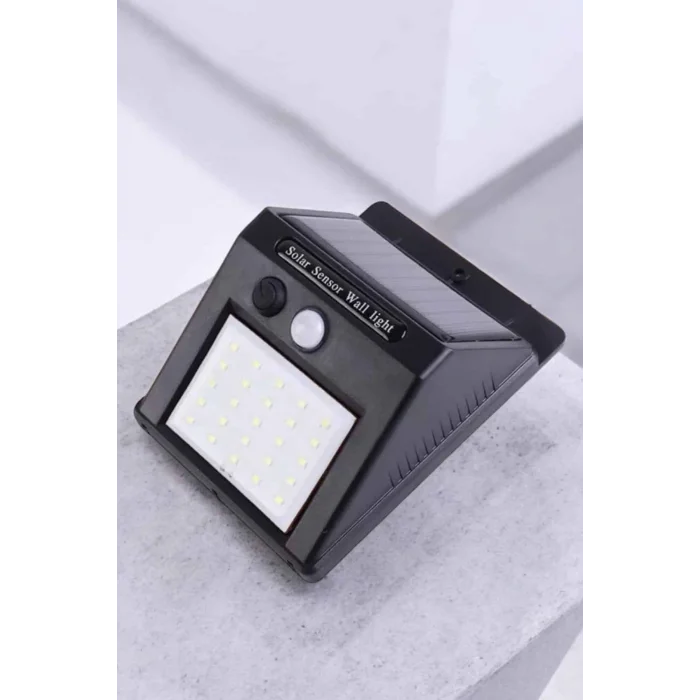 Güneş Enerjili Bahçe Lambası Solar Gece Aydınlatma Sensörlü Lamba