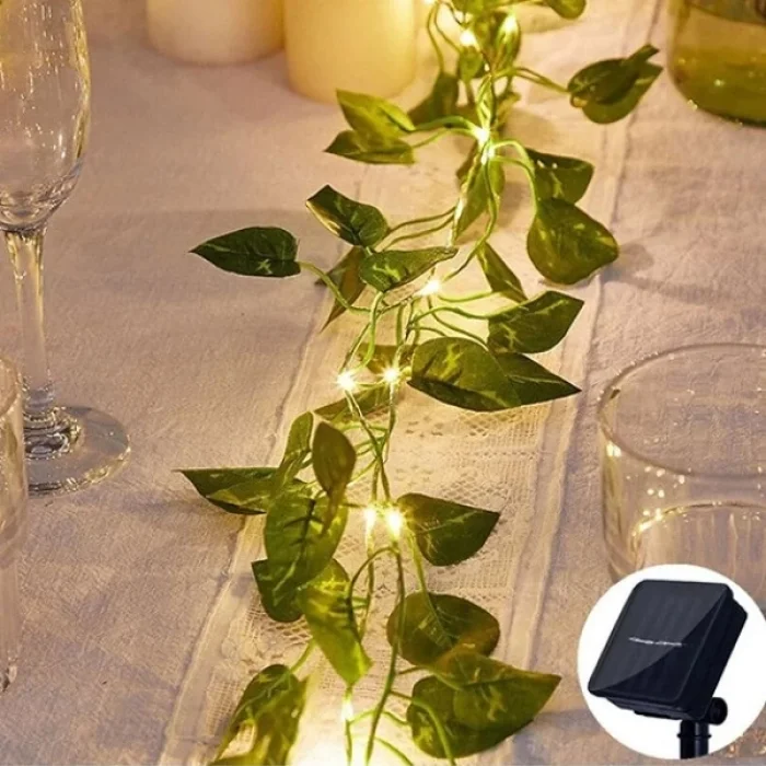 Güneş Enerjili Sarmaşık Led Dekor 5 Metre
