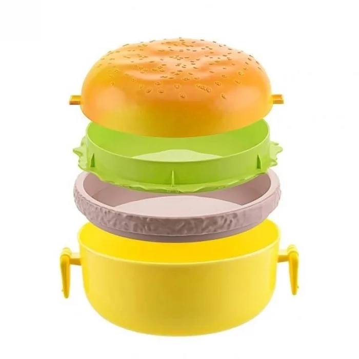 Hamburger Tasarımlı Beslenme Kabı
