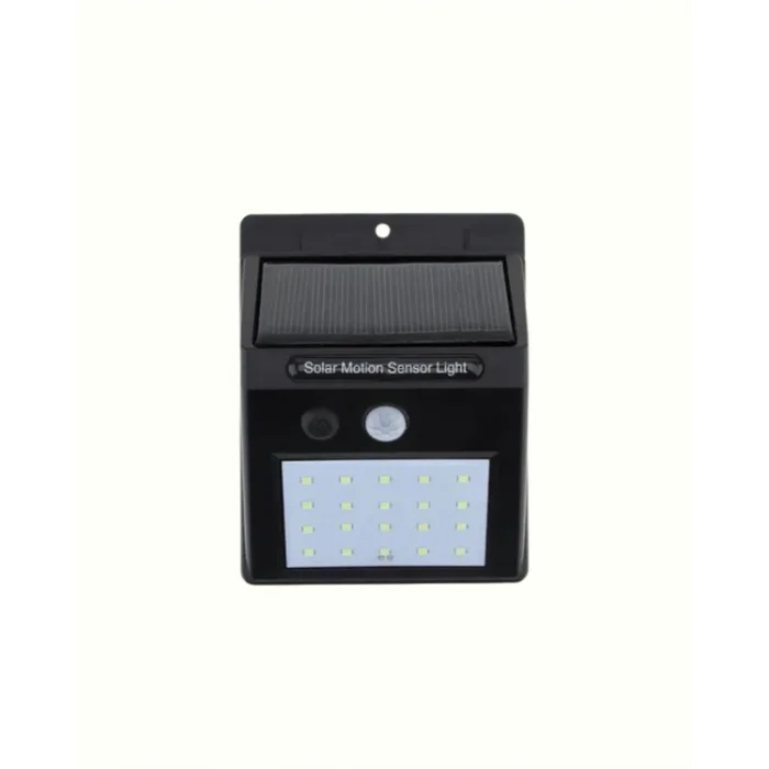 Hareket Sensörlü Solar Lamba | 120° Algılama Açısı 3-4 Metre Mesafe Suya Dayanıklı LED