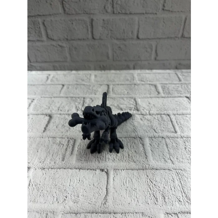 Hareketli Dinazor Figürü Dekoratif Oyuncak – Siyah Tasarım