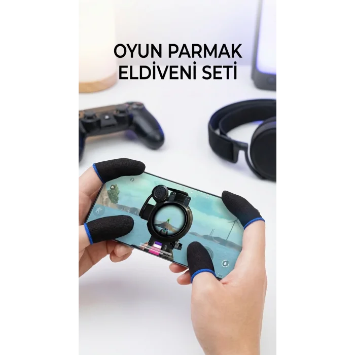 Hassas Kontrol Sunan Dayanıklı Oyuncu Parmaklık Eldiveni
