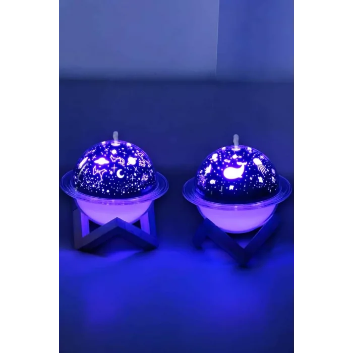 Hava Nemlendirici Projeksiyon Görünümlü USB Bağlantılı Aromaterapi