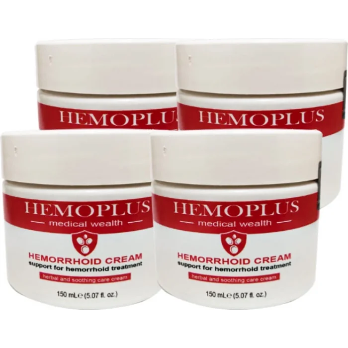 Hemoplus Büyük Boy 150 ml Hemor.roidin Krem 4 Adet
