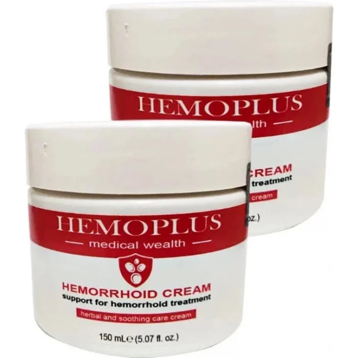 Hemoplus Büyük Boy Bakım Kremi 2 Adet 150 ml