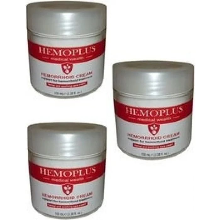 Hemoplus Cream - Etkili Tedavi Kremi 100 ml - 3 Adet