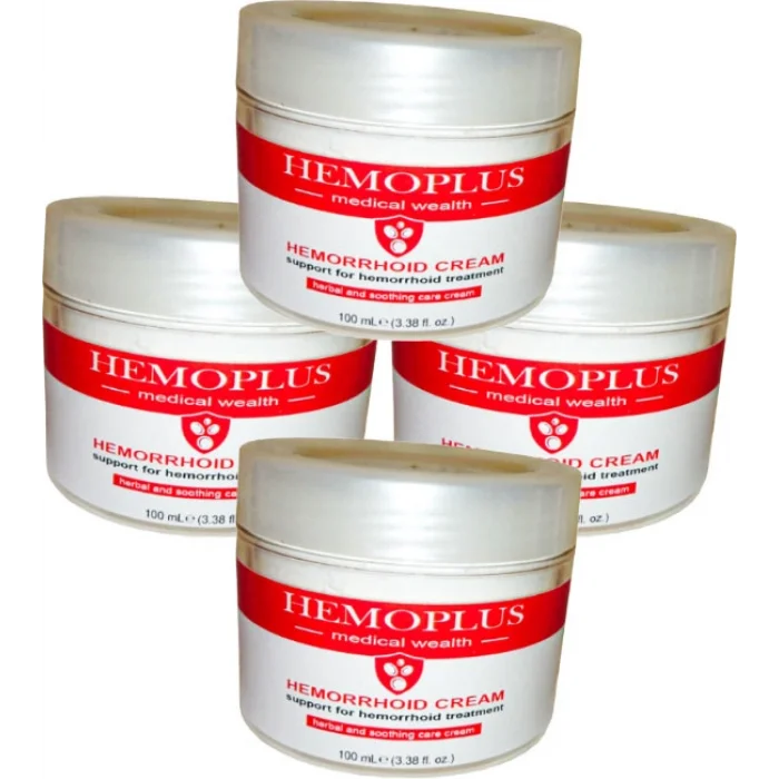Hemoplus Krem 150 ml Analbakım Kremi 4 Adet