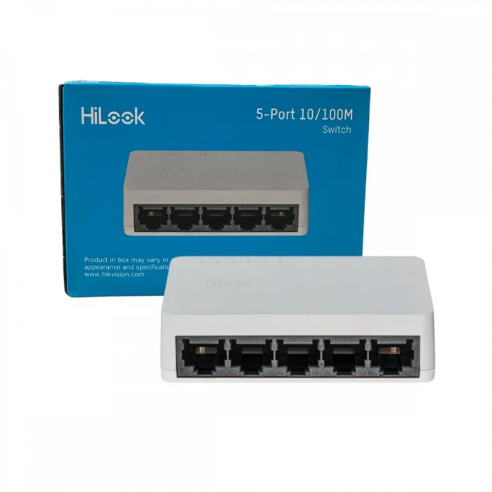 HILOOK NS-0105D, 5 Port, Megabit, Yönetilemez, Masaüstü Switch