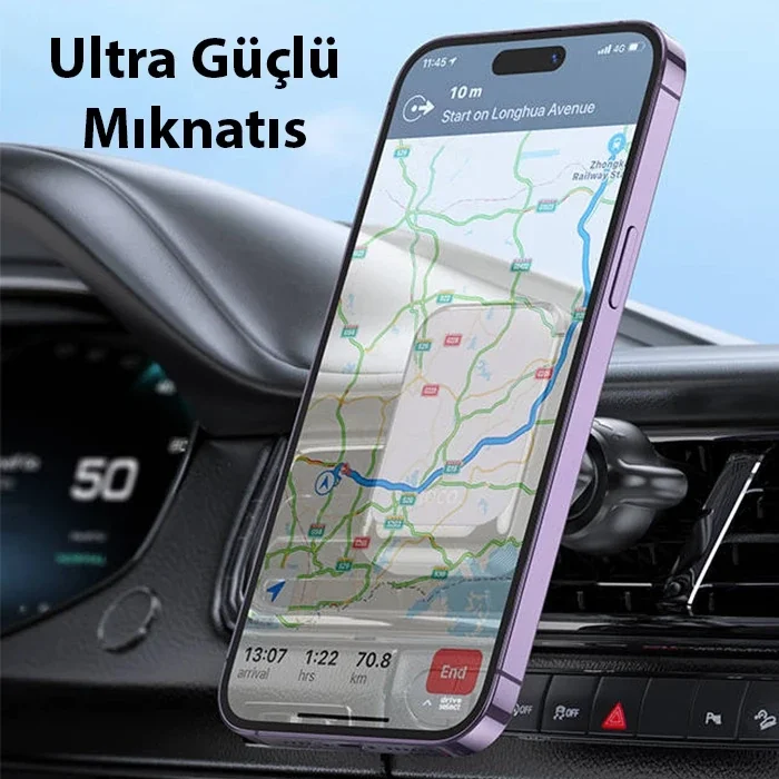 HOCO H24 Araç Havalandırma Bölmesi Manyetik Telefon Tutucu-(5775)