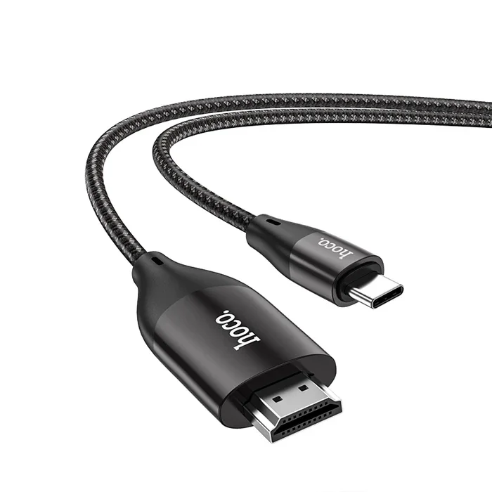 HOCO UA16 Type-C to HDMI 4K 30hz Ses ve Görüntü Aktarma Kablosu-(5775)