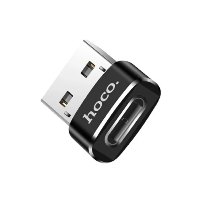 HOCO UA6 Erkek USB to Dişi Type-C Dönüştürücü Çevirici Adaptör-(5775)