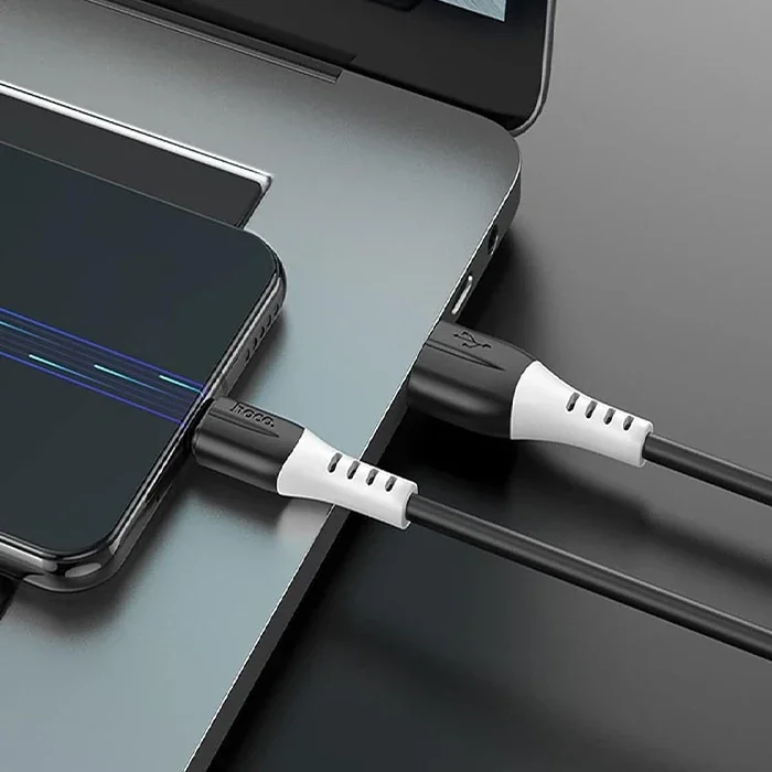 HOCO X82 Micro USB to USB 2.4A Silikon Data ve Şarj Kablosu-(5775)