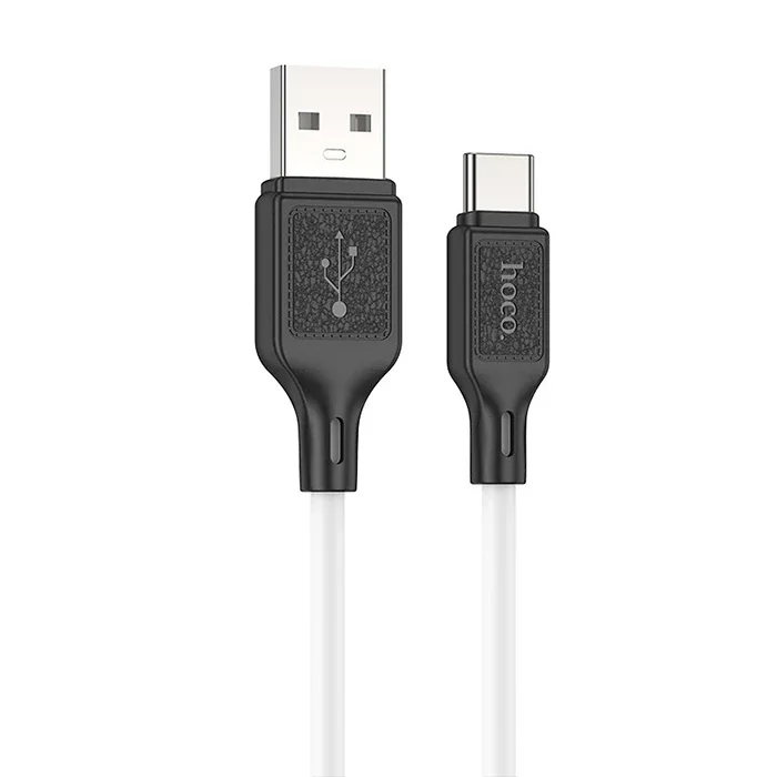 HOCO X90 USB to Type-C 3A Silikon Hızlı Şarj ve Data Kablosu-(5775)
