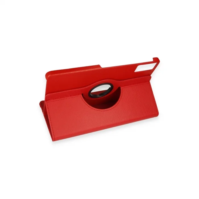 Huawei Honor Pad 10 12.1 Kılıf 360 Tablet Deri Kılıf - Kırmızı