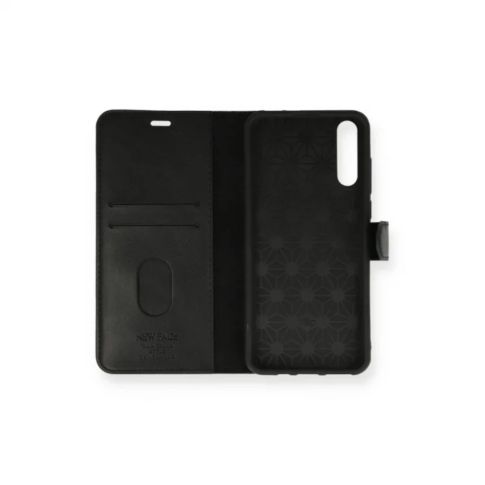 Huawei P Smart S Kılıf Trend S Plus Kapaklı Kılıf - Siyah