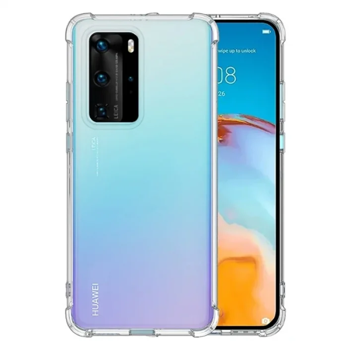 Huawei P40 Anti-Drop Darbe Emici Silikon Kılıf-(5775)