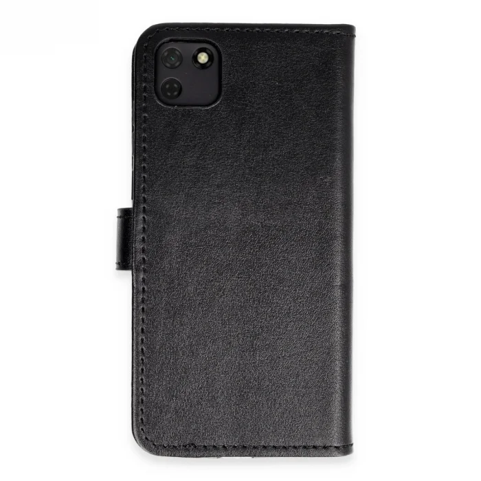 Huawei Y5p Kılıf Trend S Plus Kapaklı Kılıf - Siyah