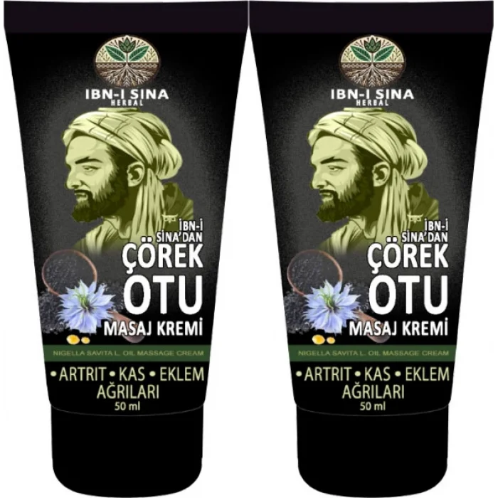 Ibn-I Sina Çörek Otu Kremi 2 Adet 50 ml / Masaj Kremi
