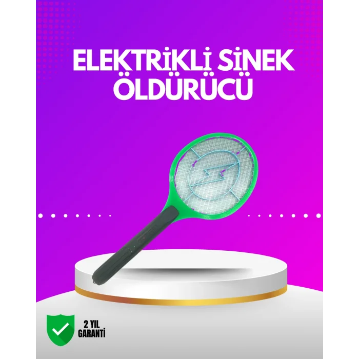 İç ve Dış Mekan Elektrikli Sinek Öldürücü | Hafif ve Ergonomik Tasarım